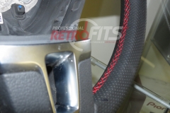 Custom Leather Steering Wheel For Volkswagen T5 (7)