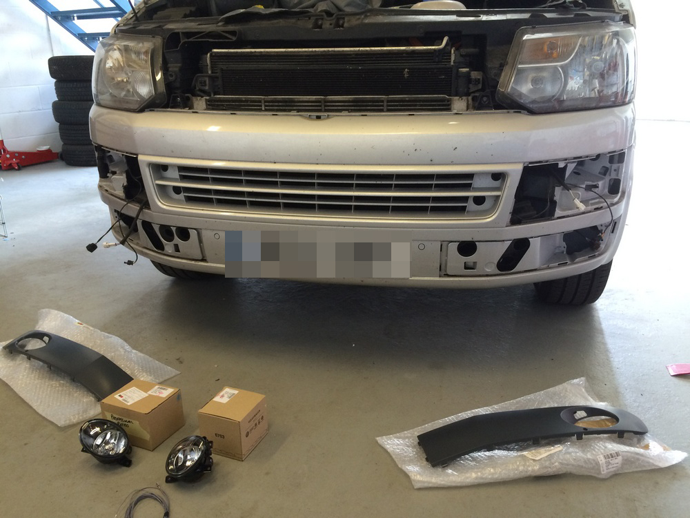 indbildskhed Afslag lille VW T5.1 Fog Lights Retrofit