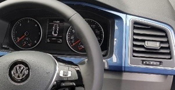 vw caravelle dash board trims options blue cut