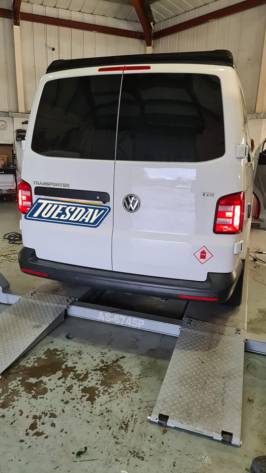 VW Transporter Rear view camera and rear parking sensors install s