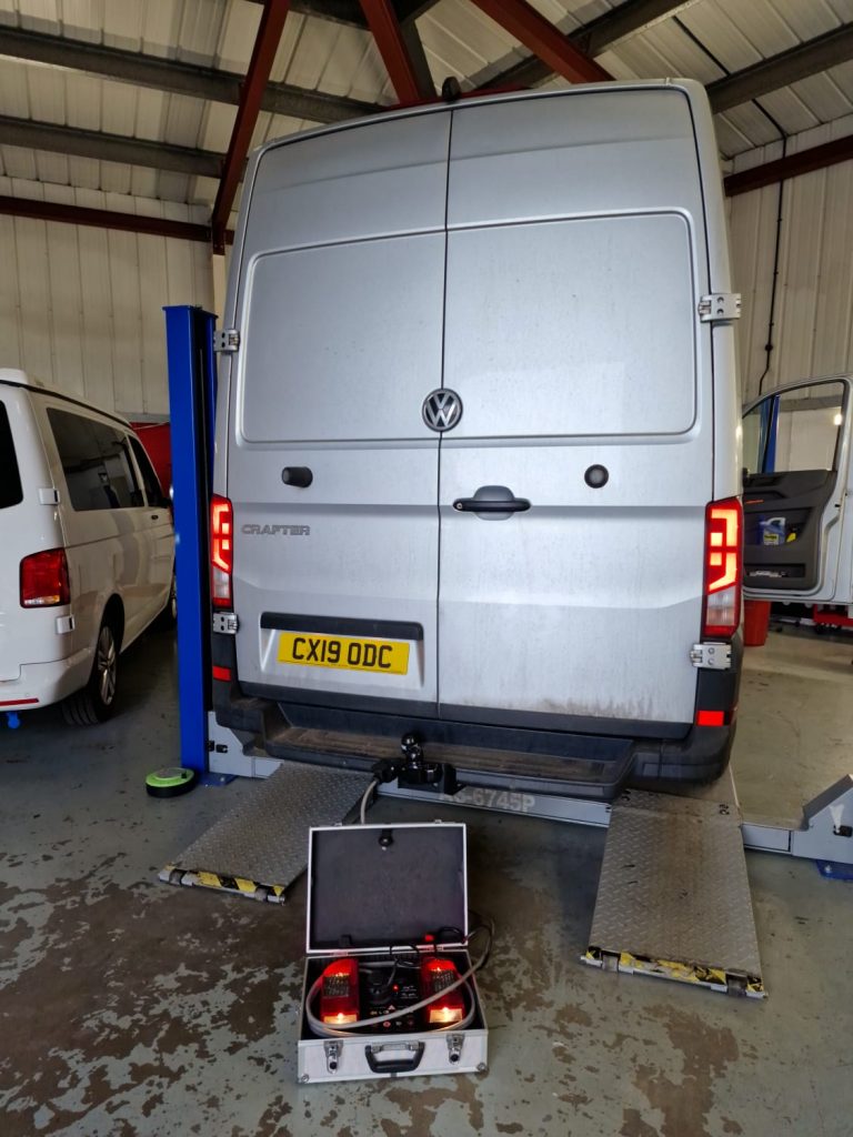 VW Crafter MAN tow bar fitted coding Professional VW Conversions