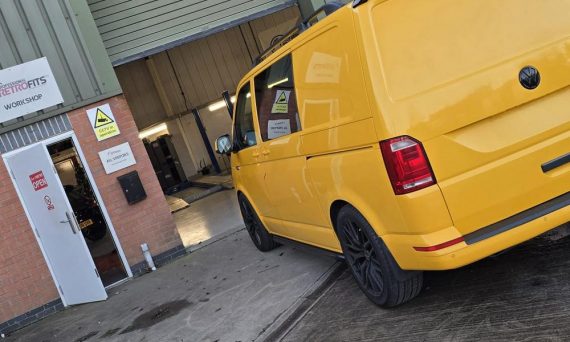 OEM-VW-Parking-Sensors-Installation-Yellow-Transporter-Redditch